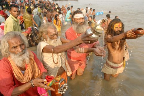 indieni in Gange